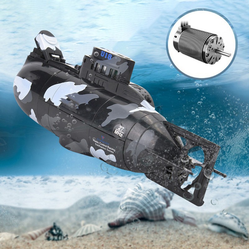 Mini Simulation Military Remote Control 6 Channel Submarine Toy Model