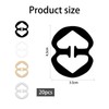 Nzexlyva 20 Pcs Racerback Bra Strap Clips, Anti-Slip Bra Strap