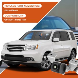 ACAUTO Rear View Backup Camera Compatible with Honda Pilot 2012 2013 2014 2015 Reversing Park Assist Backup Camera Replaces 39530SZAA01 39530-SZA-A01