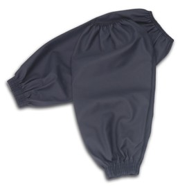 Xeerrfan 2 Pairs Protective Sleeves for Arms, Waterproof Oilproof Unisex Arm Sleeves Oversleeves for Butcher Painting Washing (2*Black)