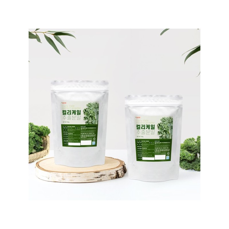 Gapdang Herbal 갑당약초 컬리케일 추출 분말 가루 250g 3팩 총