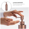 BUGUUYO Shampoo Pump Bottle Shower Gel Bottle Stainless Steel Household