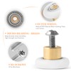 8 Pcs Shower Door Rollers Replacement Bathroom Pan Glass Sliding