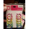 Unbranded 1 pack of 6 Pairs Neon Fluorescent Pierced 1"