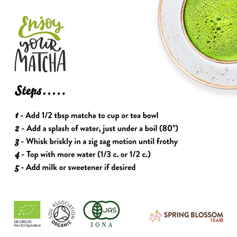 80g (40g Tin & 40g Refill) ORGANIC Matcha Green Tea