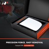 A-Premium Heated Mirror Glass with Backing Plate Compatible with Ford