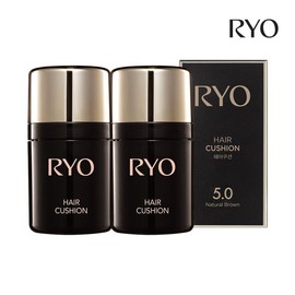 Ryeo Hair Cushion Natural Brown 5.0 7g x 2 / 려 헤어쿠션 자연 갈색 5.0 7g x 2개