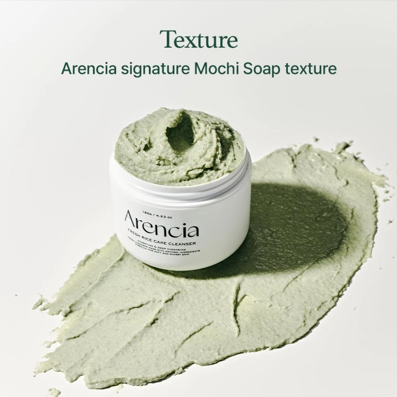 Arencia Korean Rice Mochi Face Cleanser - Face Mask, Foaming