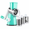 Rotary Cheese Grater for Everyday Food Prep – 3 Interchangeable
