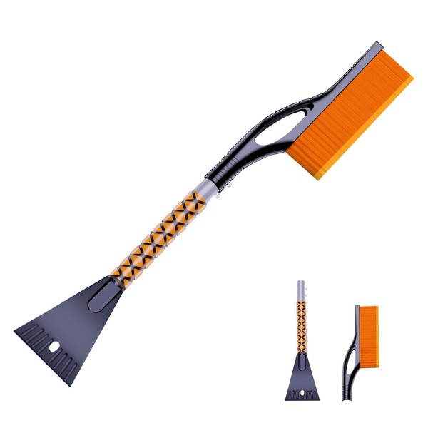 HTRTRR Ice Scoop and Broom 2 in 1, Ice Scoop