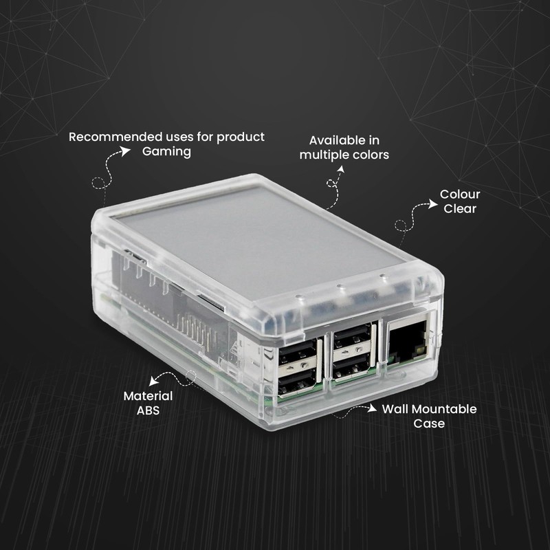 sb components 3.2" TFT LCD Transparent Case for Raspberry Pi
