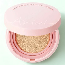 Anjumain Arial Ink Feeder Velvet Fit Cushion SPF 50+ PA++++, No. 1 Vanilla, 1 pc. / 아리얼 잉크 피더 벨벳 핏 쿠션 SPF 50+ PA++++, 1호 바닐라, 1개