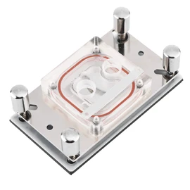 CPU Water Cooling Block, Computer Waterblock with Copper Base and Micro Channel, for AM2/AM2+/AM3/AM3+/AM4/FM2+ CPUs