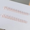 24PCS Ombre Press on Nails - Short Square False Nails