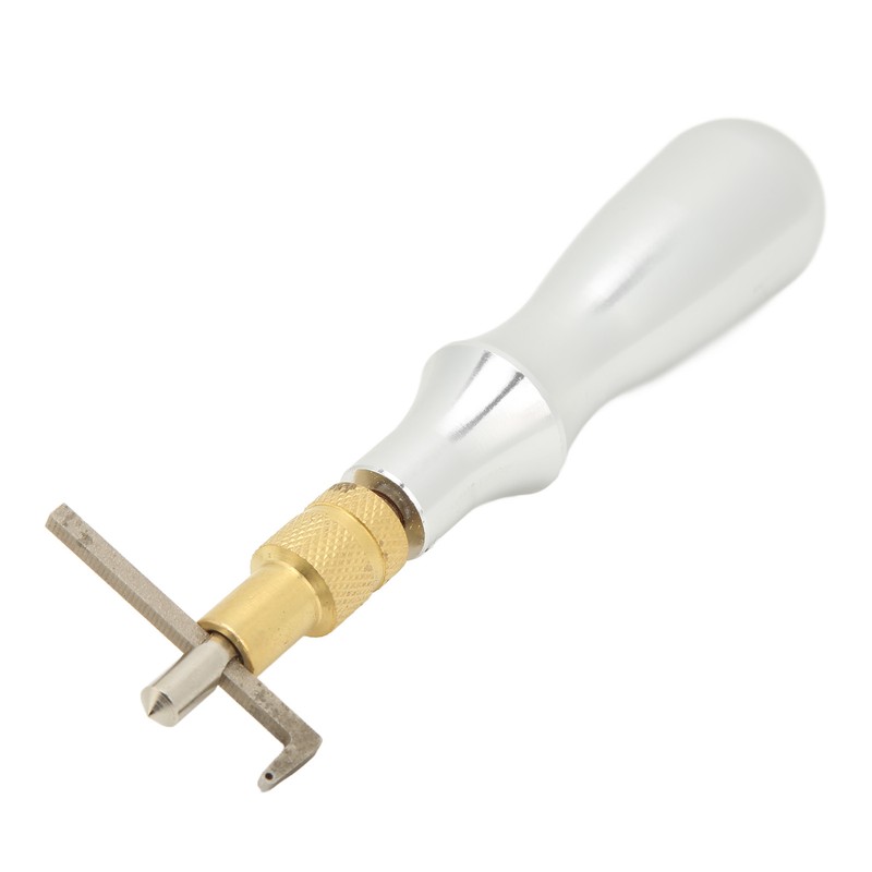 Leather Groover Professional Aluminum Handle Hand Made DIY Leather Craft