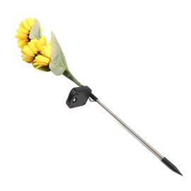 Solar Sunflower Lights Automatic Energy Saving IP65 Waterproof LED Charging Inductive Switch Control Decorative Lights