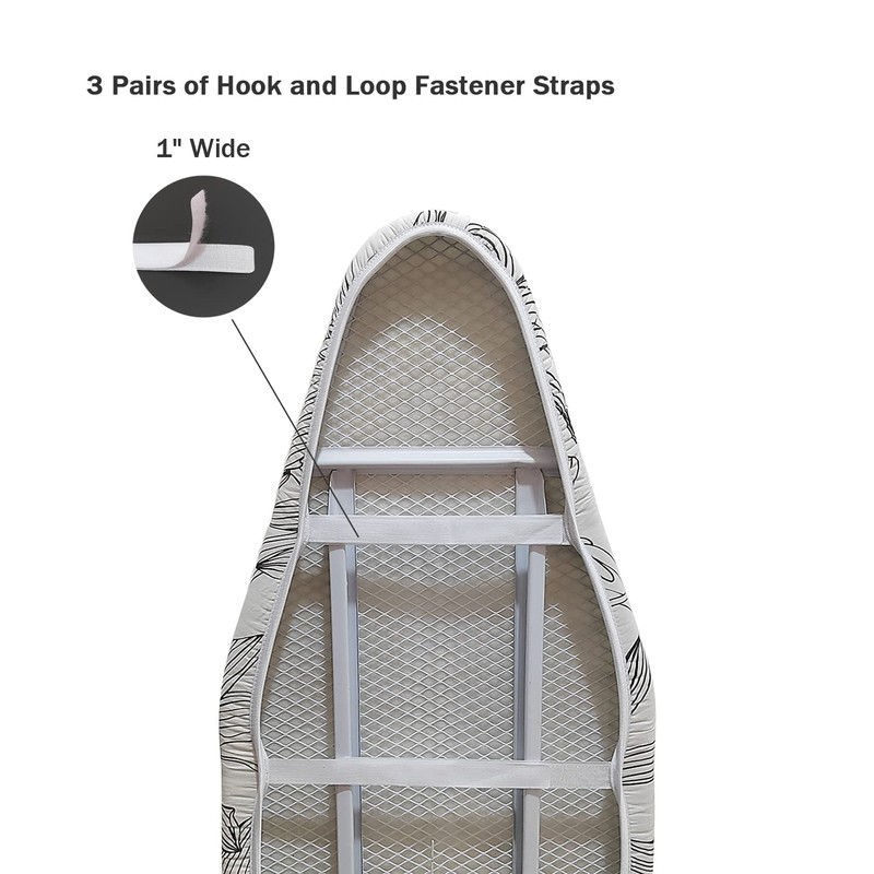 Ironing Board Cover and Pad Standard Size 15" x 54",3