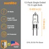 Sunlite 40615-SU Q35/GY6/12V Halogen 35-Watt Single Ended T3.5 Light Bulb,