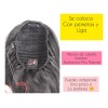 Bobbi Boss Chongo Lacio Largo Mezcla Humano Coleta Cola D