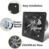 POWERENG 6 Inch Kitchen Exhaust Fan with Speed Controller,235CFM Wall
