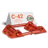 Ellis Shore Clamps - 4x2 Lumber Size, Adjustable Support System,