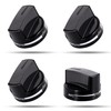 4 Pack W10339442 Whirl-Pool Stove Knobs Replacements, PS11753188 Whirlpool Stove/Gas/Oven