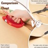 AMZBS 2-Pack Wrapping Paper Cutter with 3 Replaceable Blades Gift