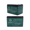 REBEKAMODS 12V 12AH Battery 6-DZM-12 Sealed Lead Acid (SLA) Rechargeable