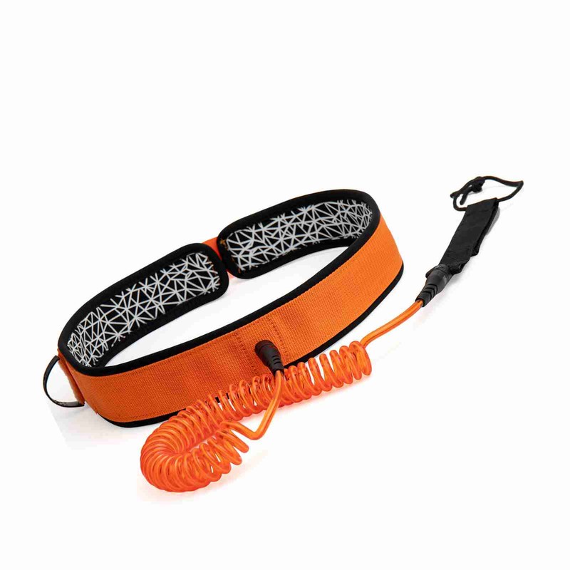 Surfboard Waist Leash 7mm Thick 10ft Coiled Surf Board Leash