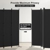 Kokorona 6 Panel Room Divider, 6FT Tall Folding Privacy Screen