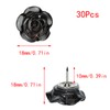 Lilaly 30 Pcs Flower Push Pins Rose Cute Push pins