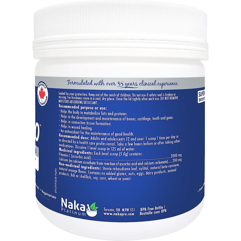 Naka Platinum PRO Buffered Vitamin C 2000 mg per each