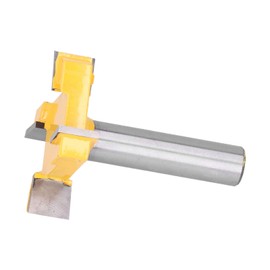 Slab Flattening Router Bit, Surfacing Router Bit Tipped Slab Flattening Surfacing Router Bit 4 Flute CNC Woodworking Milling Cutter Planing Tool (1/2 Handle)