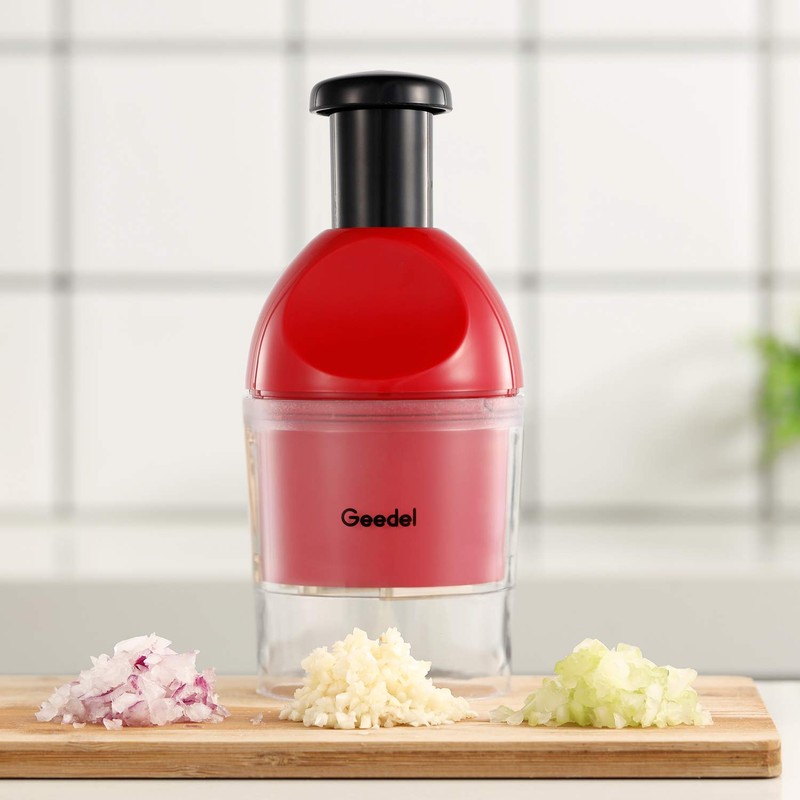 Manual Chopper, Garlic Onion Slap Chopper for Kitchen, Easy to