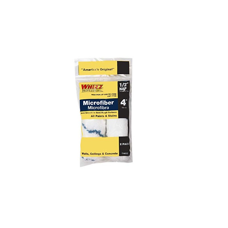 WHIZZ 74013 4" Xtrasorb Microfiber Blue Stripe 1/2" Nap Mini