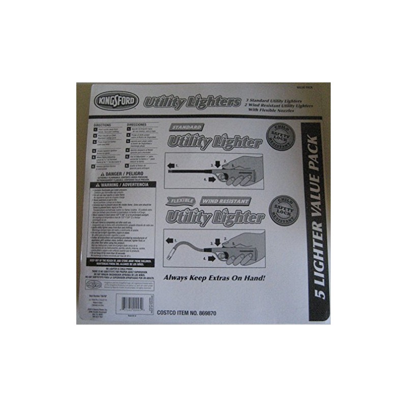 Kingsford Premium Grill Lighter (Pack of 5)