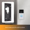 No-Drill Adhesive Doorbell Mount for Ring Battery Doorbell (2020 Release)