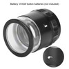 8LED 10X Magnifier Loupe with Scale High Definition Adjustable Magnifying