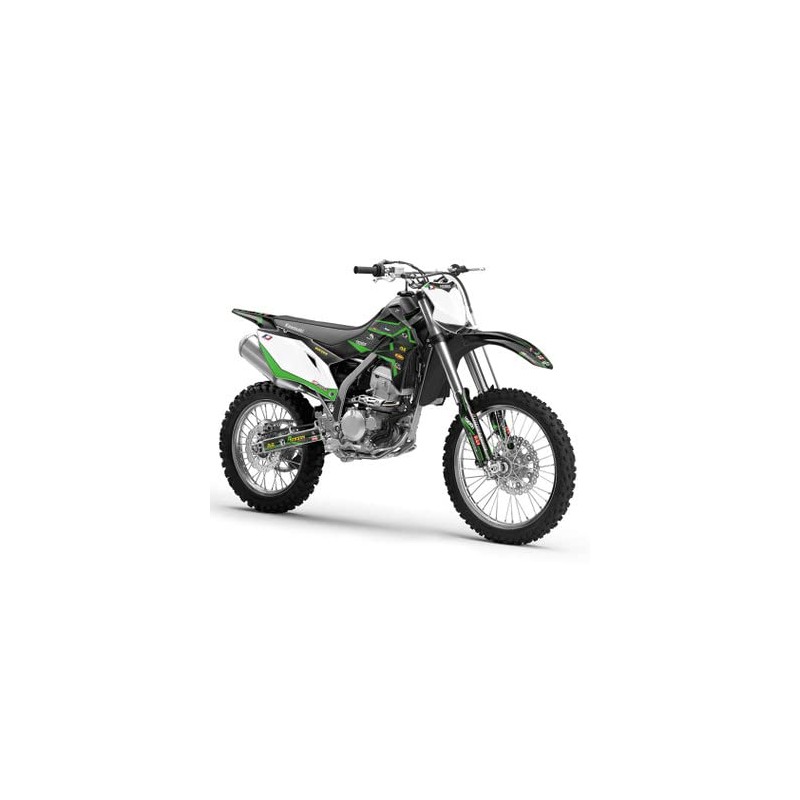 1995-2008 KDX 220 Podium Green Senge Graphics Base Kit Compatible