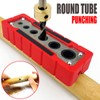 Topyond Handheld Drill Guide for Woodworking, High Speed Steel Locator