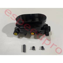 espeedpro21 BLACK Aluminum 1" Bore Smooth Top Master Cylinder GM Street Hot Rod Universal