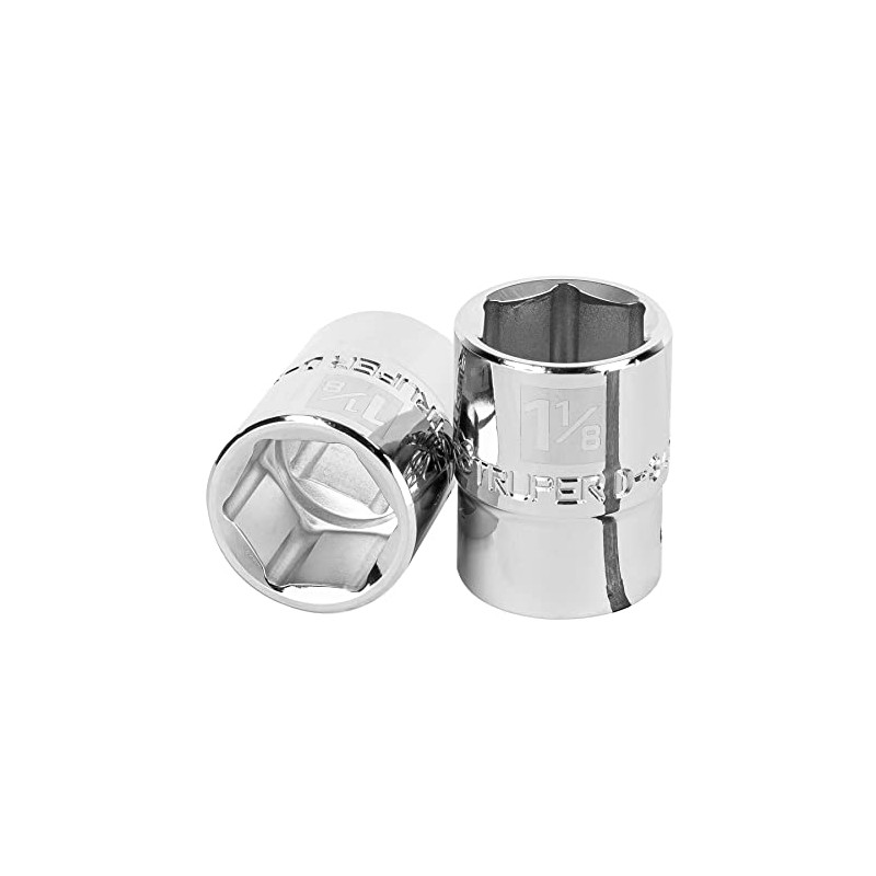 Truper D-3436-H, Dado de 6 puntas, cuadro 3/4" de 1-1/8"