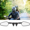 2Pcs Motorcycle Modified Rearview Mirror Reflective Rear View Side Mirrors