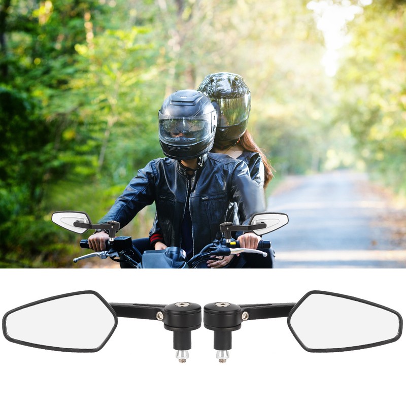 2Pcs Motorcycle Modified Rearview Mirror Reflective Rear View Side Mirrors