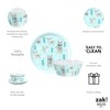 Zak Designs 5-Piece Dinnerware Set, Forest Friends - Durable Plastic