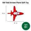 Red Arrows BAe Hawk Aircraft Soft Toy - Cute Plush
