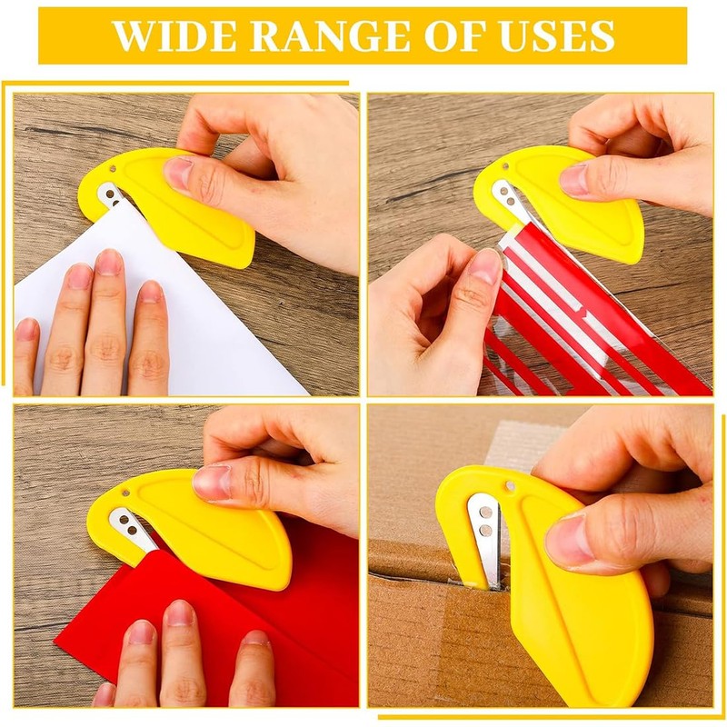 KSJEHW Envelope Opener, Plastic Slitter, Package Opener, Efficient Mail Opener