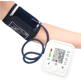 Lenico Baumanómetro Digital de Brazo Automático para Medición de Presión Arterial, Pantalla Digital Clara, Brazalete Ajustable para Adulto, Uso en... 