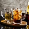 COKTIK 8 Pack Heavy Large Beer Glasses with Handle -