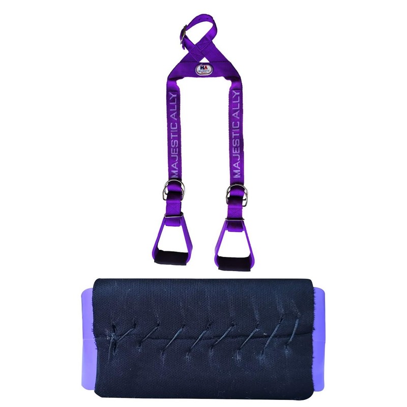 Majestic Ally Nylon Overlay Adjustable Heavy Duty Padded Youth Stirrup